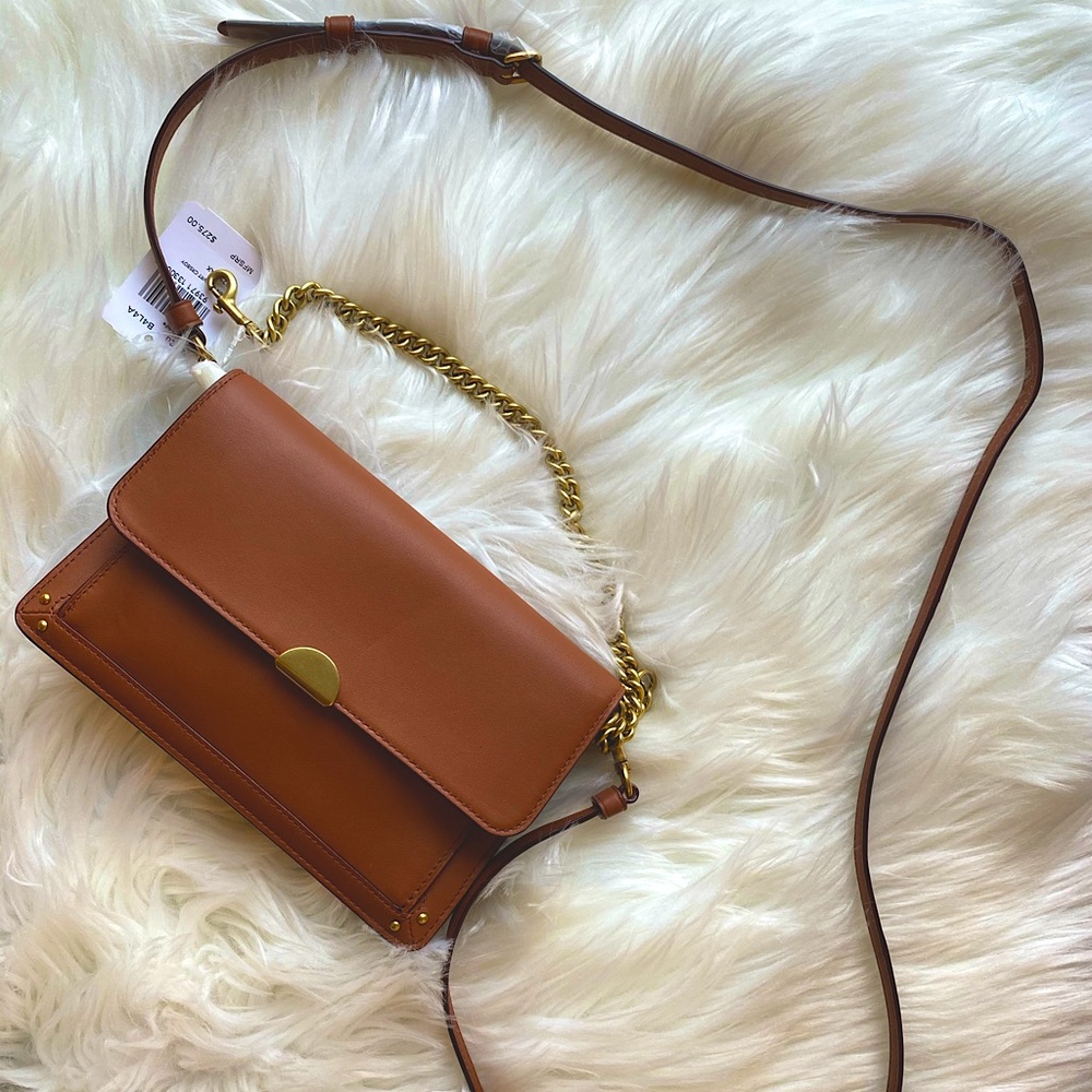 Coach cross body shoulder bag with chain